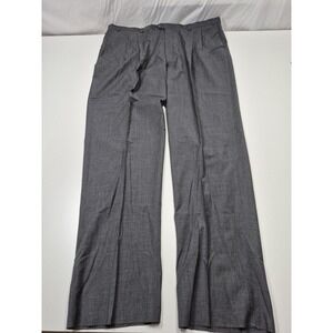 VTG John Alexander Dress Pants Men's 46x36 Gray Wool Pleated USA Unhemmed NWT